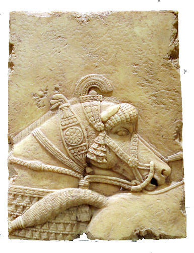 Assyrian Horse Tile - Click Image to Close